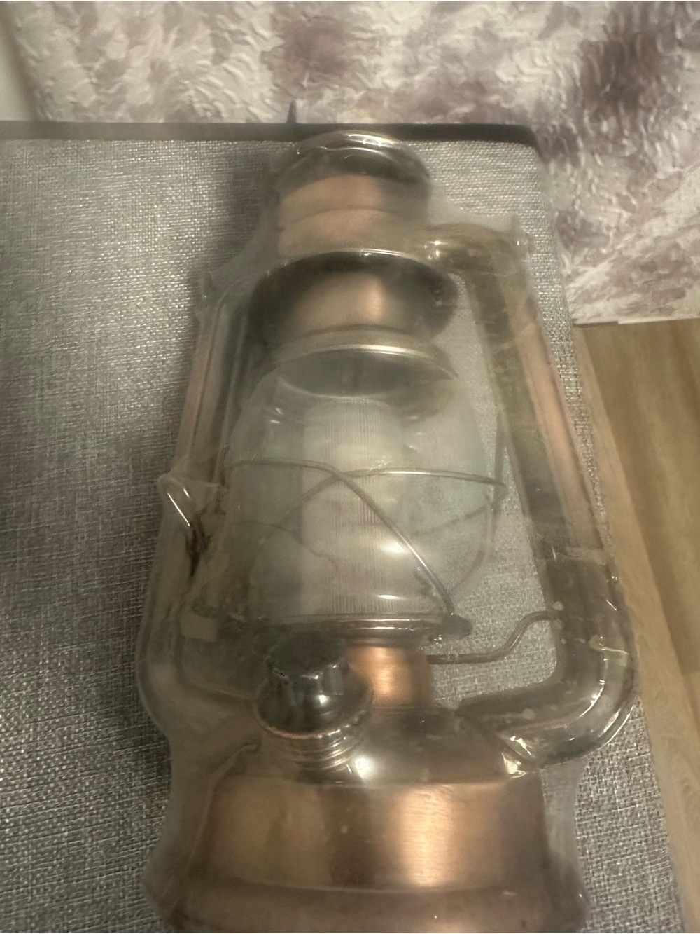Source Unknown Copper-Tone Metal Lantern Accent